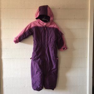 REI 3T Toddler Pink/Purple SKI One piece SnowSuit